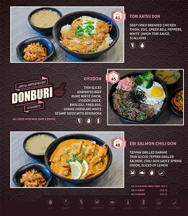 Yakitate - ياكي تاتي Menu in Ibn Battuta Mall, Jebel Ali Village, Dubai 