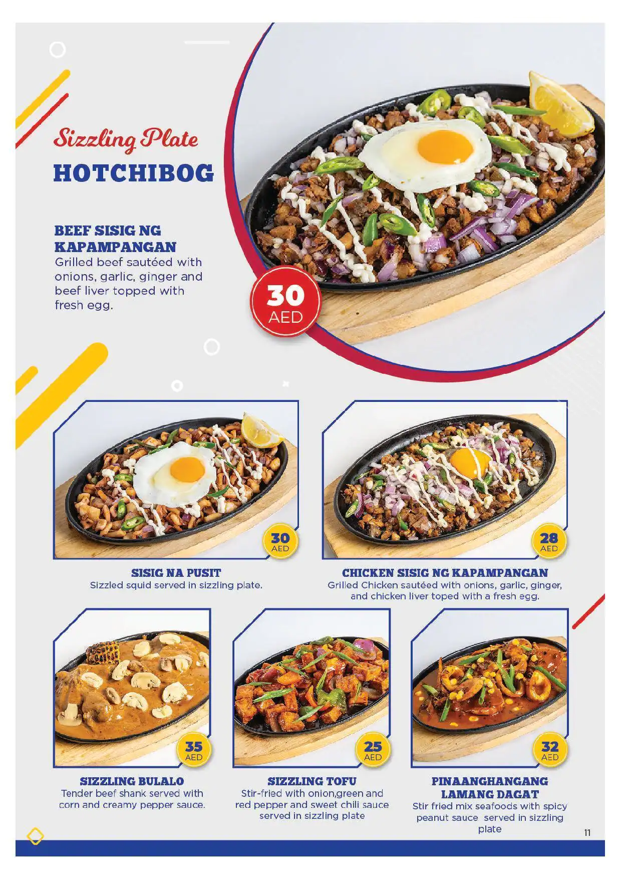 Cuisinerong Pinoy Restaurant Menu 