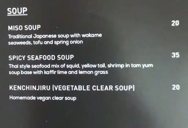 Yūgō Sushi - يوغو سوشي Menu in The Greens, Dubai 