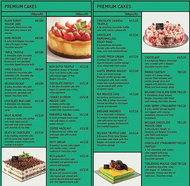 Brownie Point - بروني بوينت Menu 