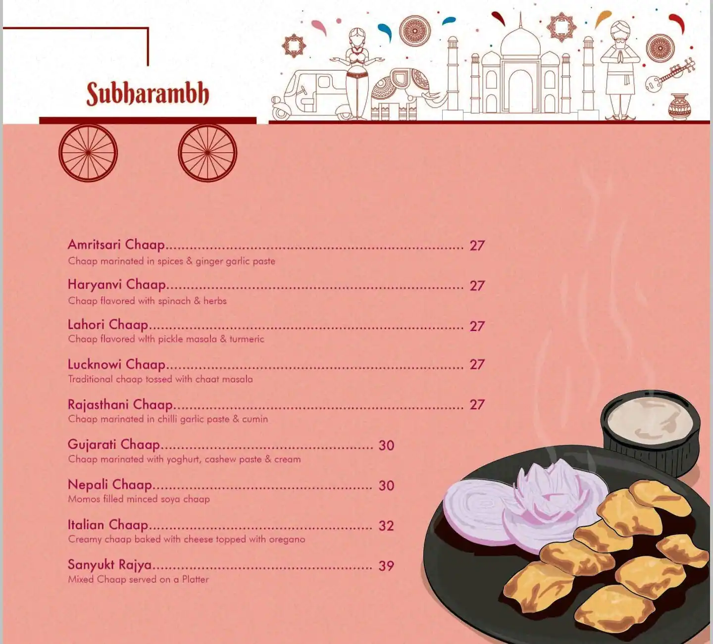 Sadak Chaap - سداك تشاب Menu in Al Karama, Dubai 