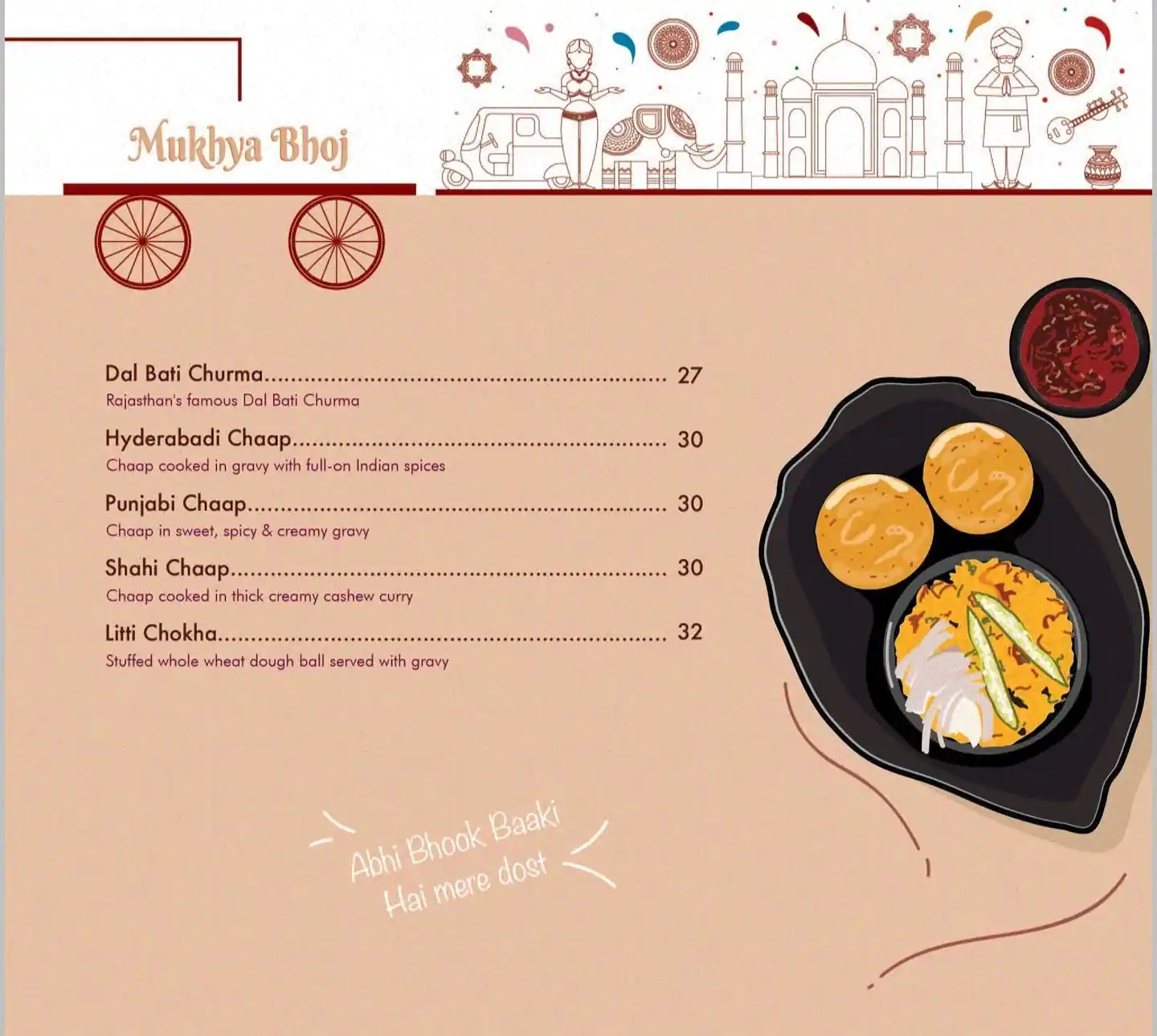 Sadak Chaap - سداك تشاب Menu in Al Karama, Dubai 