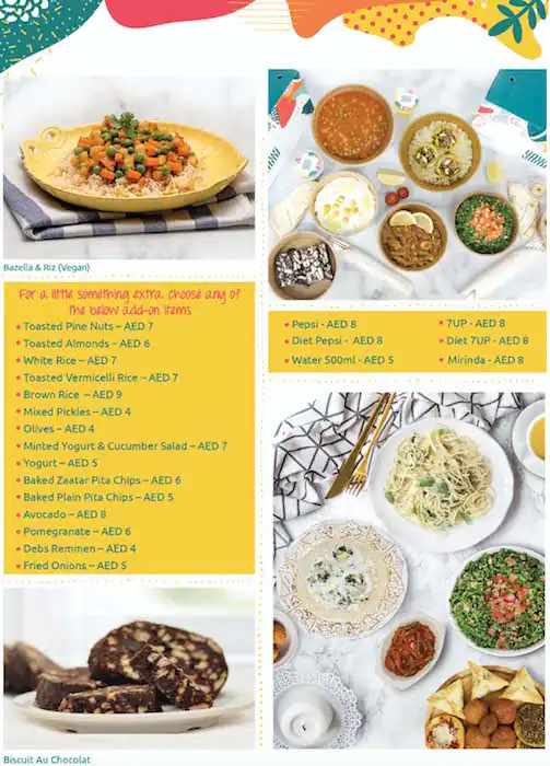 Yawmi – Healthy Lebanese Meals Menu 