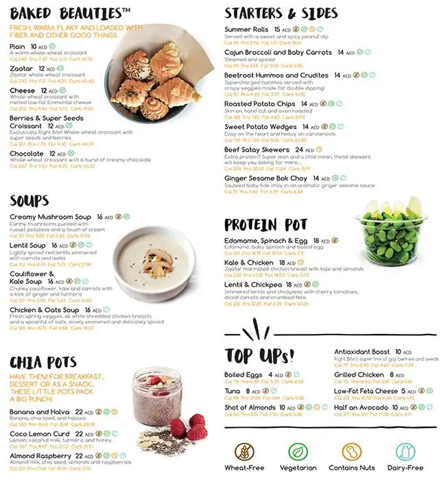 Best restaurant menu near The Greens Dubai
