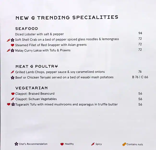 Royal Orchid Menu in Burj Khalifa Area 