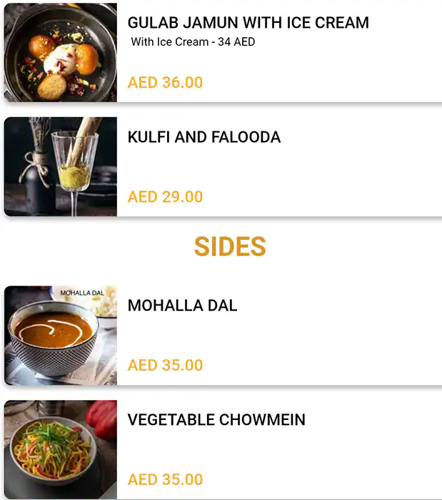 Mohalla Menu in Dubai Design District, Dubai 