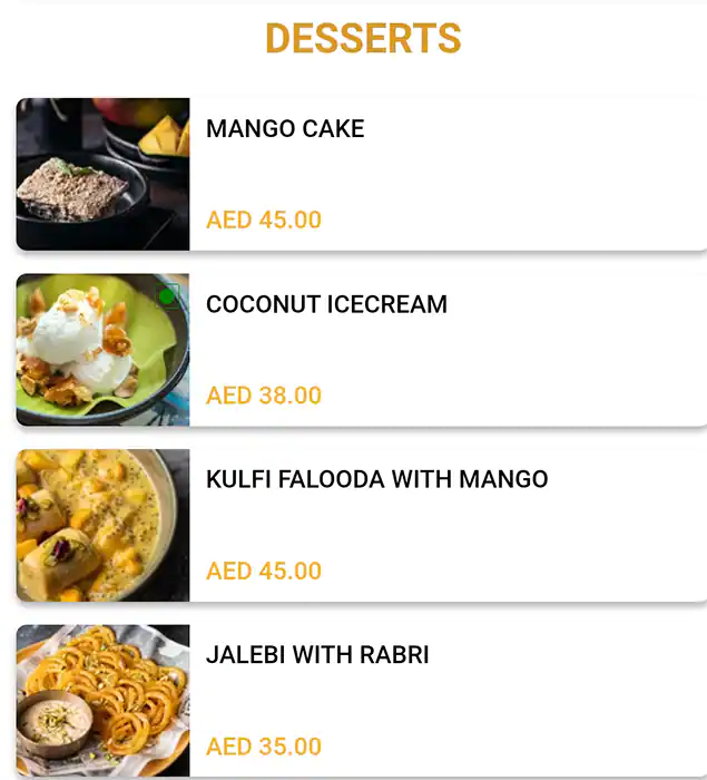 Mohalla Menu in Dubai Design District, Dubai 