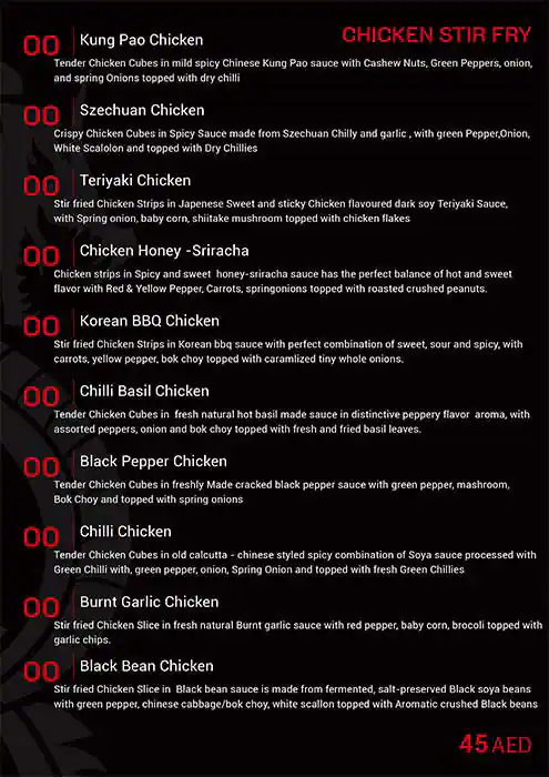 Wok's Den - Wok Menu in Jumeirah 1, Dubai 