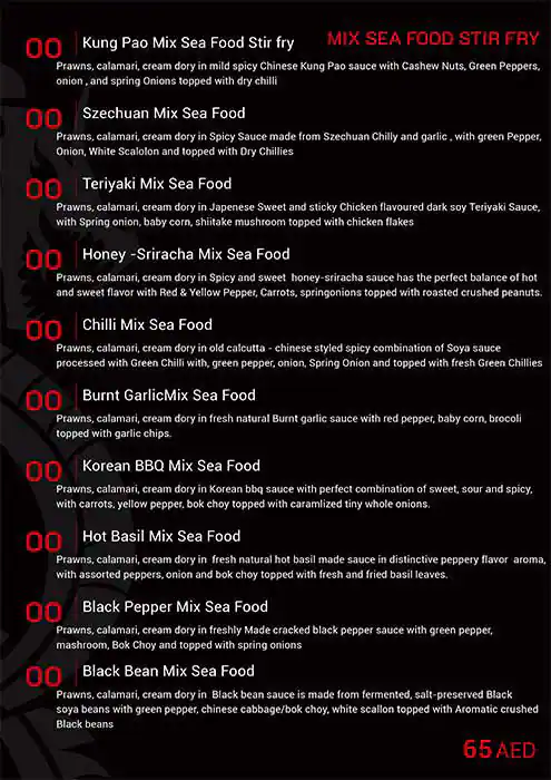 Wok's Den - Wok Menu in Jumeirah 1, Dubai 