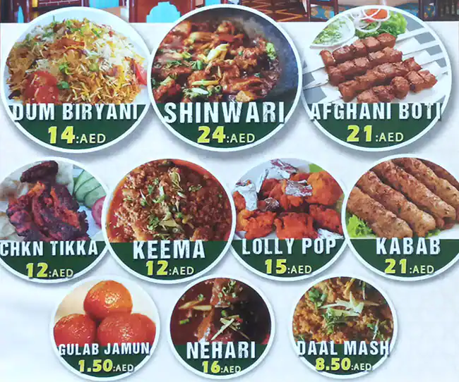 Malik Biryani & Barbeque Menu in Al Barsha, Dubai 