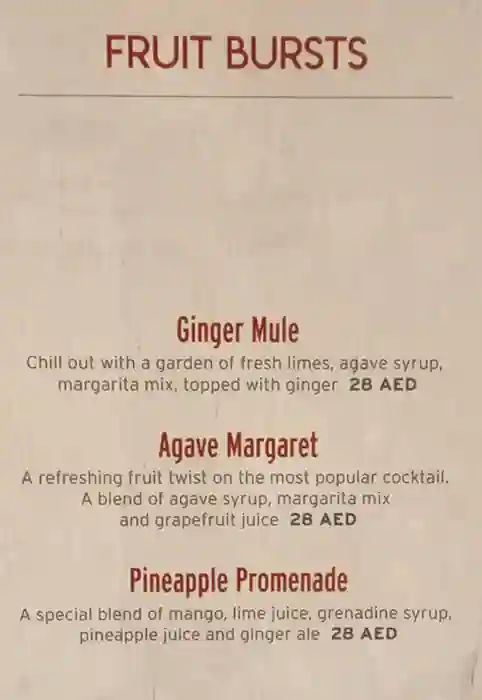 Tony Roma's Menu in  Marina Walk, Dubai Marina, Dubai 