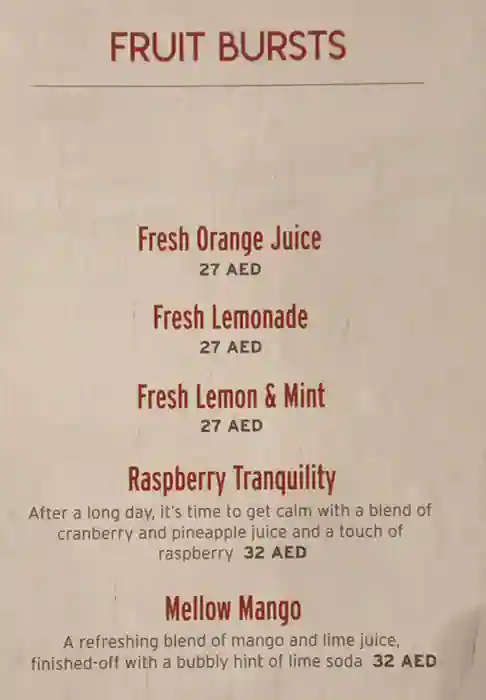 Tony Roma's Menu in  Marina Walk, Dubai Marina, Dubai 