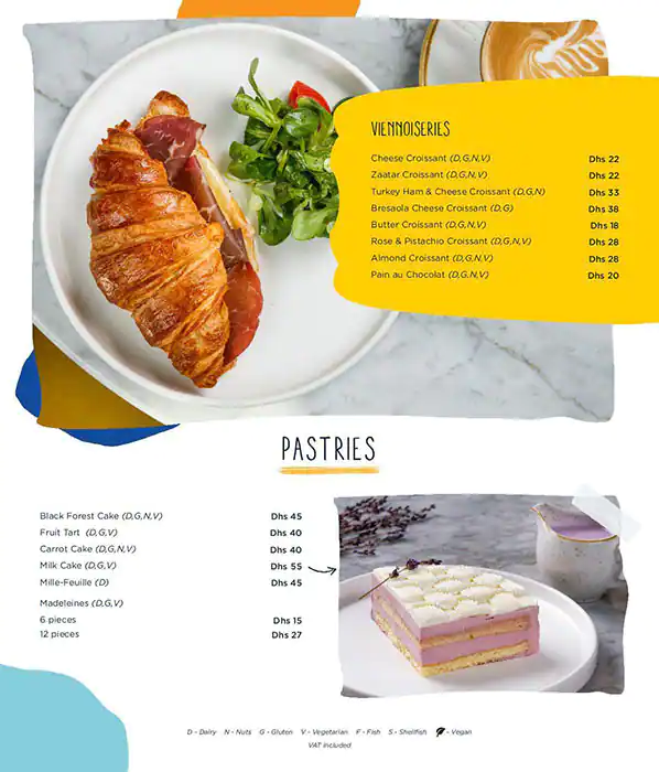 L'Occitane Café Menu in CITY WALK, Al Safa, Dubai 