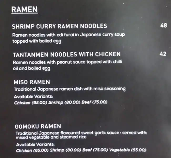 Yūgō Sushi - يوغو سوشي Menu in Almas Tower, Jumeirah Lake Towers (JLT), Dubai 