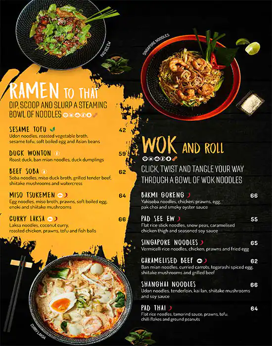 The Noodle House - ذا نودل هاوس Menu 