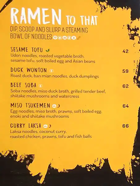 The Noodle House - ذا نودل هاوس Menu 