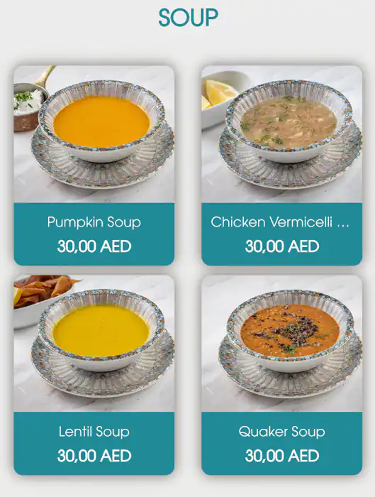 Sahelnom Restaurant Menu in Bluewaters Island, Dubai 