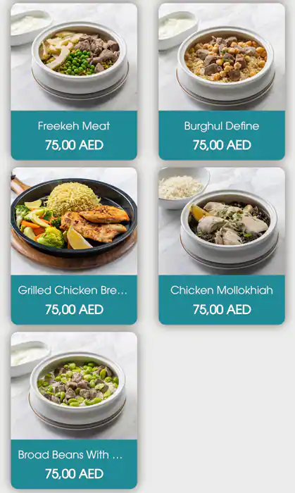 Sahelnom Restaurant Menu in Bluewaters Island, Dubai 