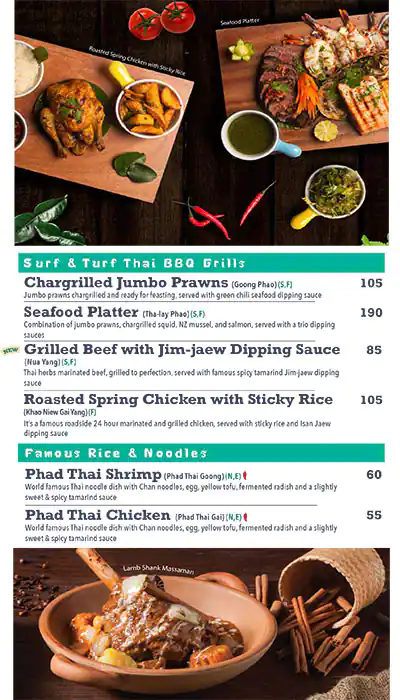 Mango Tree Thai Bistro Menu in Hilton Dubai The Walk, Jumeirah Beach Residence, Dubai 