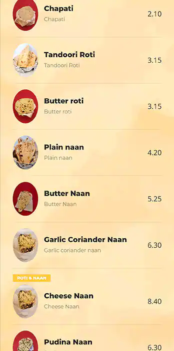 Deccan Delight Restaurant - مطعم دكان ديلايت Menu 