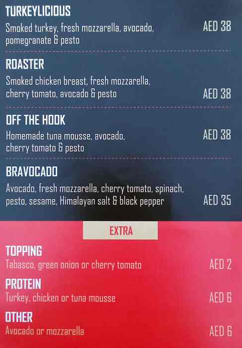 Roast Specialty Coffee Menu in Jannah Marina Bay Suites, Dubai Marina, Dubai 