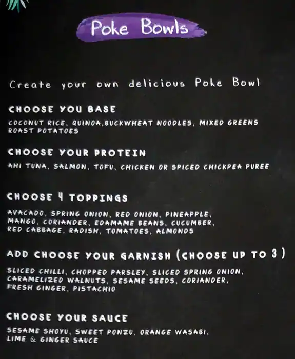 Projeto Acai Menu in First Avenue Mall, Motor City, Dubai 