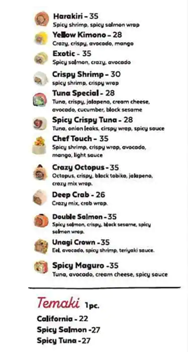 Ichiban Sushi Menu in TECOM and around 