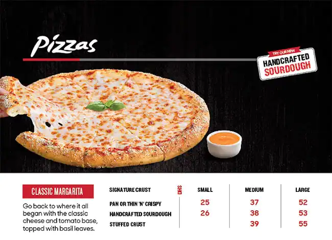 Pizza Hut - بيتزا هت Menu in Al Barsha Mall, Al Barsha, Dubai 