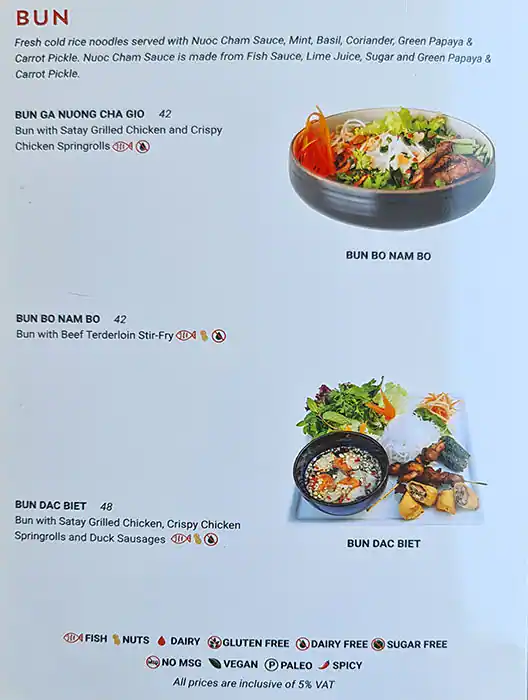 Vietnamese Foodies Menu in Downtown Dubai, Dubai 