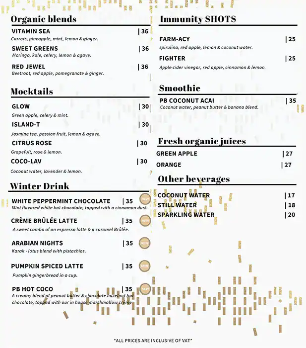 Kulture House Menu in Jumeirah 1, Dubai 