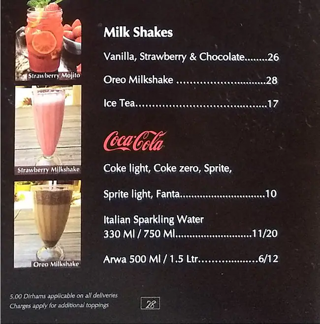 Oregano Menu in Aswaaq, Al Qouz, Dubai 