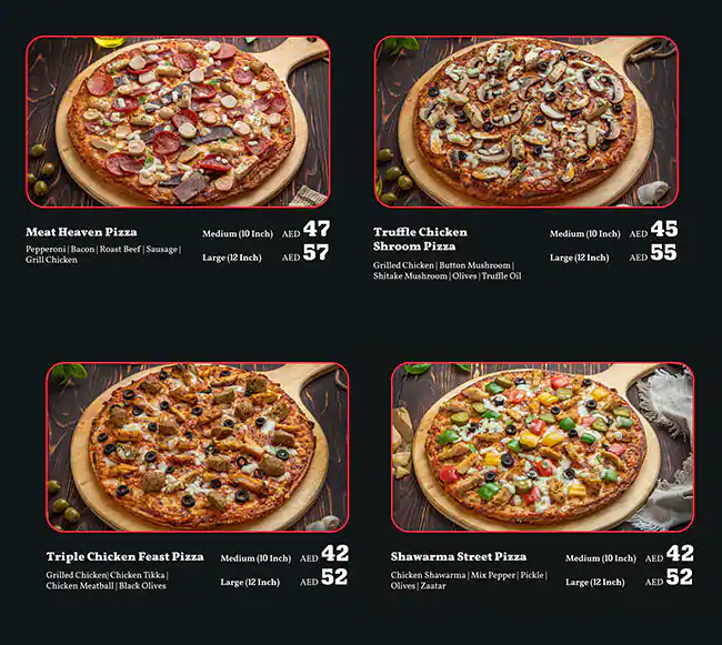 Ovenstory Pizza - بيتزا أوفن ستوري Menu 