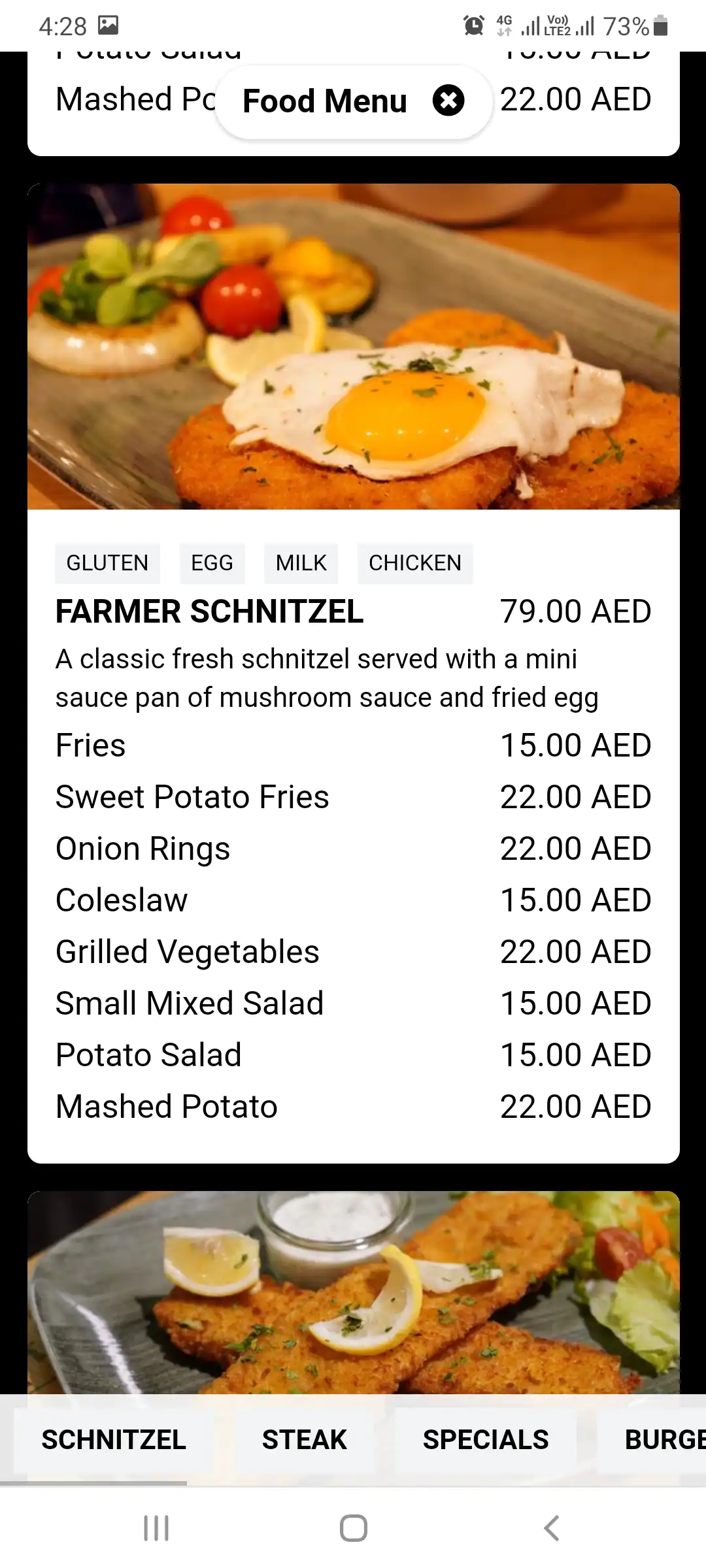 Le Burger Restaurant Menu in Mall of the Emirates, Al Barsha, Dubai 