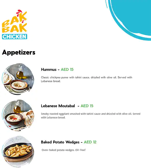 Tasty food Arabian, Middle Eastern, Lebanese, Street Foodmenu Burj Khalifa Area