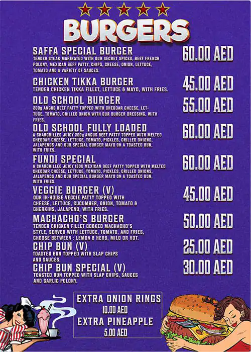 Hyperama Menu in Al Quoz, Dubai 