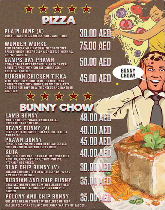 Hyperama Menu in Al Quoz, Dubai 