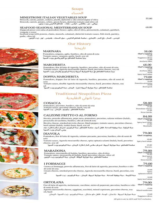 L'Antica Pizzeria Da Michele Menu 