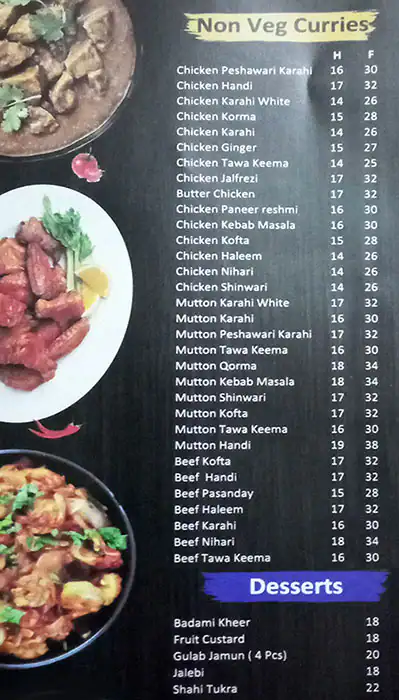 Malang Lounge Menu in Business Bay, Dubai 