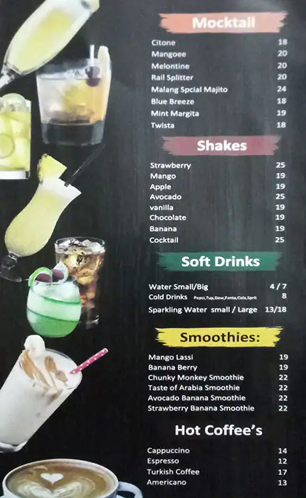 Malang Lounge Menu in Business Bay, Dubai 