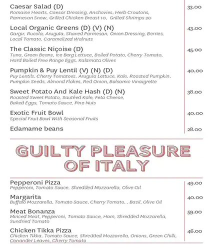 The Gourmet Bar -  Novotel Bur Dubai Hotel Menu 