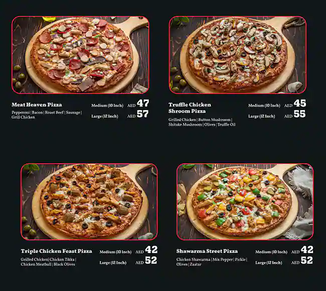 Ovenstory Pizza - بيتزا أوفن ستوري Menu 