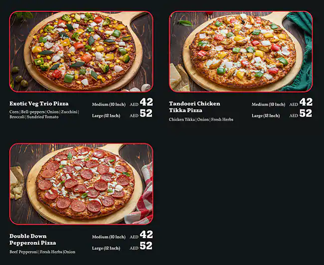 Ovenstory Pizza - بيتزا أوفن ستوري Menu 