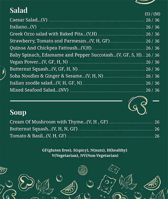 Lite Bite Menu in New Dubai 