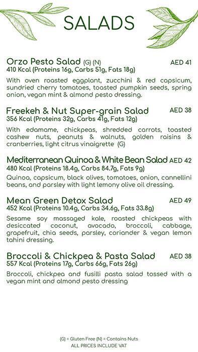 Plant Power Menu in Barsha 