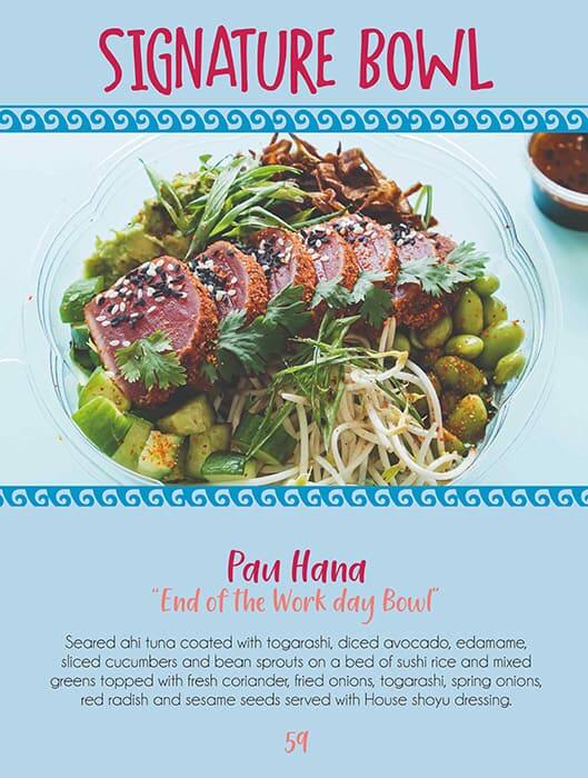 Poke Me - Tropical Poke Bowls Menu 