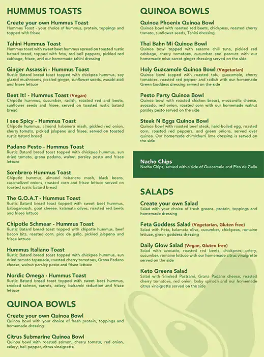 BRAVO AVOCADO Menu in Mirdif & Around 