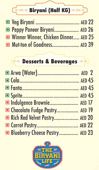 Best restaurant menu near Burj Khalifa Area