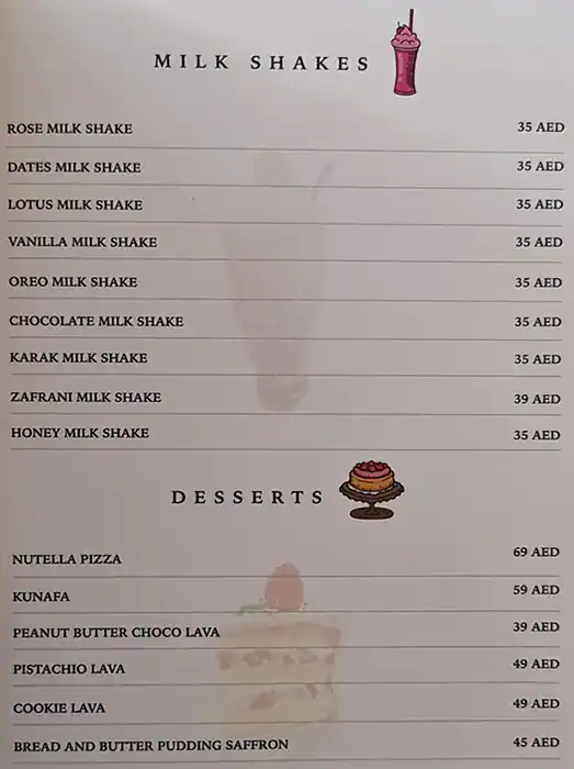 Gudee Menu in Gate Avenue, DIFC, Dubai 