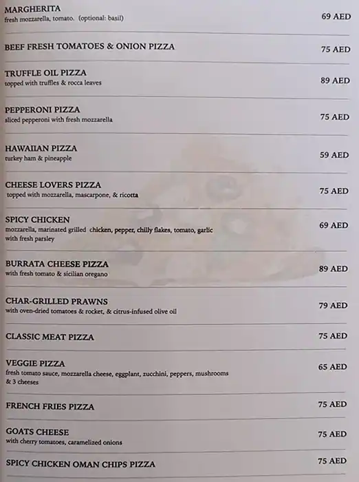 Gudee Menu in Gate Avenue, DIFC, Dubai 