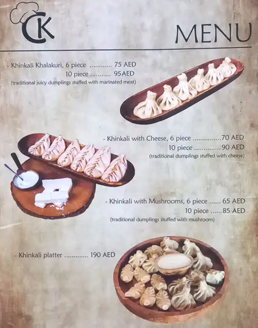 Cafe Khachapuri Menu in Dubai Marina, Dubai 